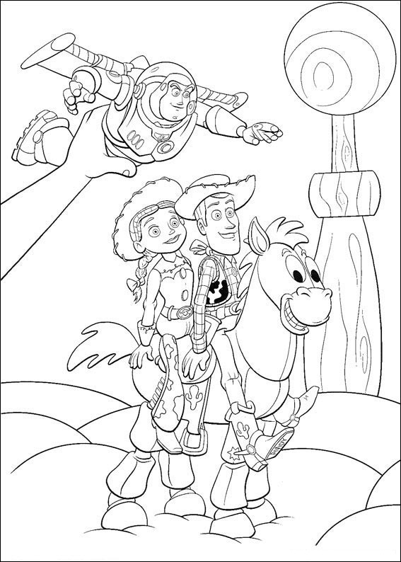 Desenho de Toy Story para imprimir