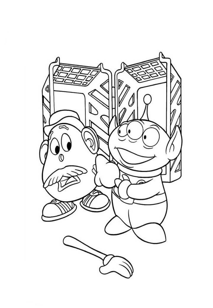Desenho de Toy Story para imprimir