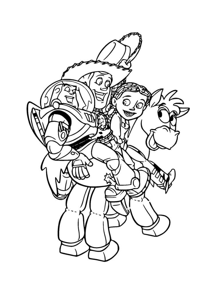 Desenho de Toy Story para imprimir
