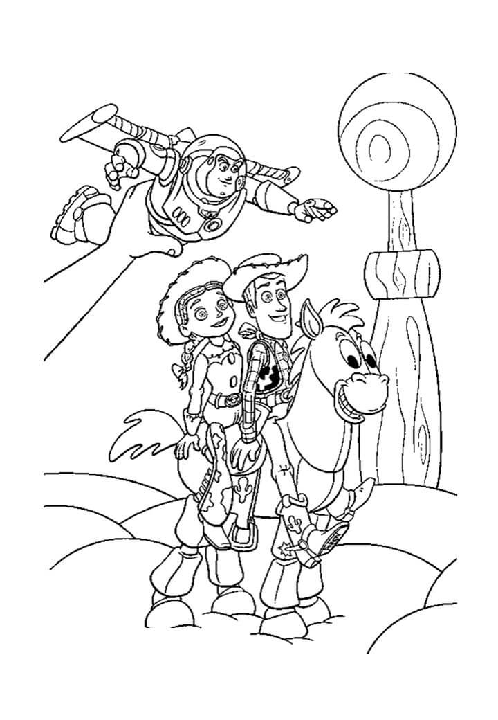 Desenho de Toy Story para imprimir