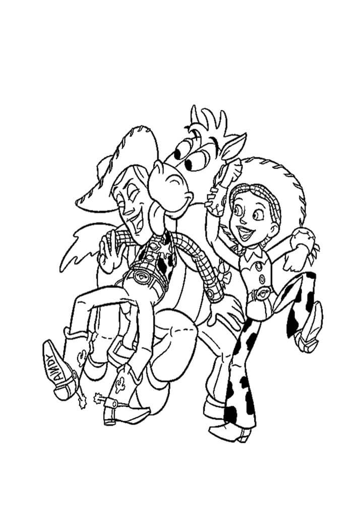 Desenho de Toy Story para imprimir