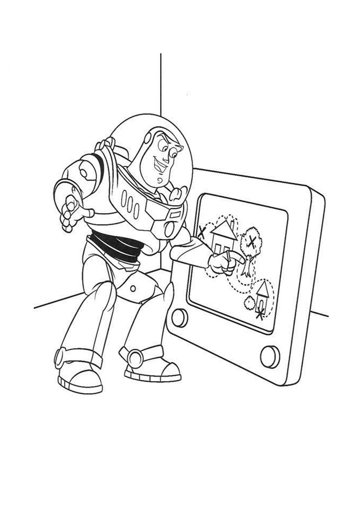Desenho de Toy Story para imprimir