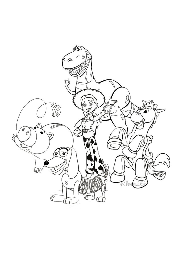 Desenho de Toy Story para imprimir