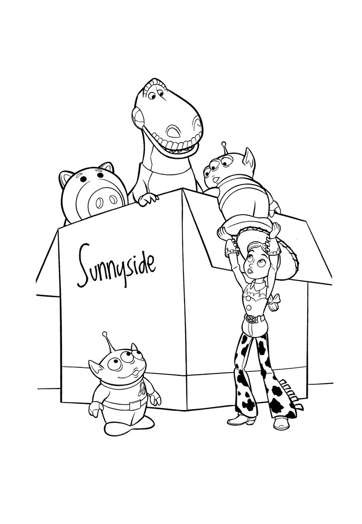 Desenho de Toy Story para imprimir