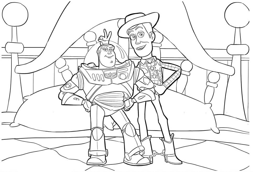 Desenho de Toy Story para imprimir