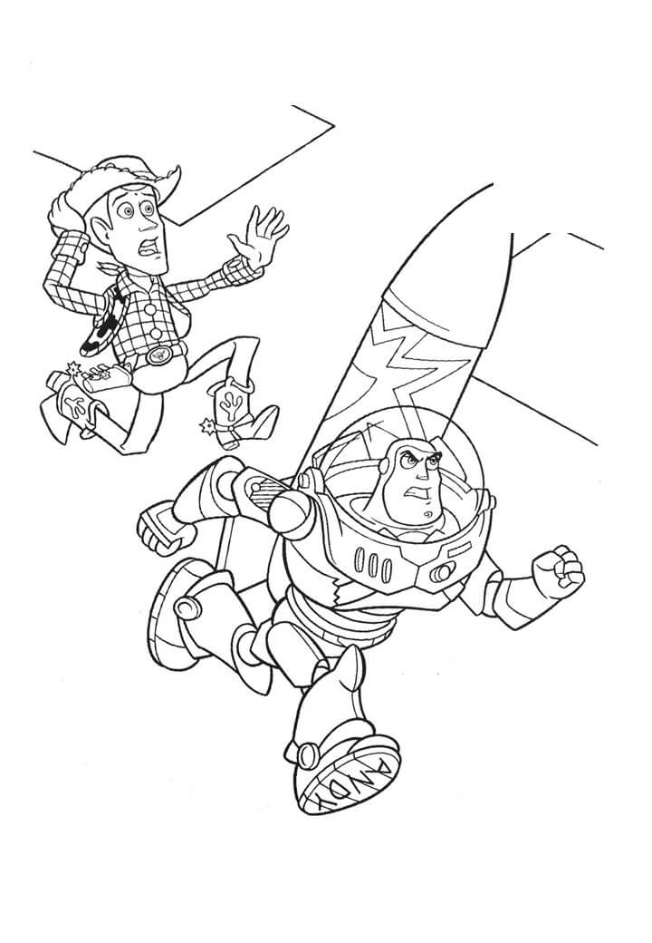 Desenho de Toy Story para imprimir