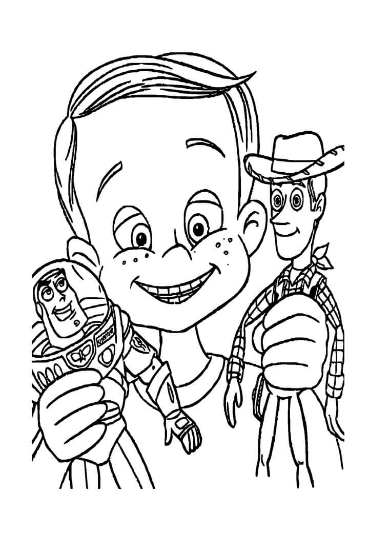 Desenho de Toy Story para imprimir