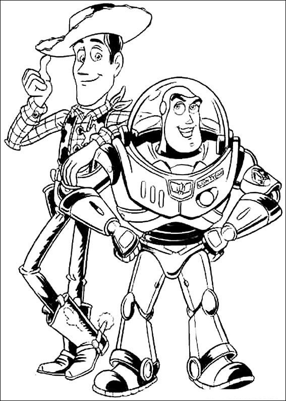 Desenho de Toy Story para imprimir