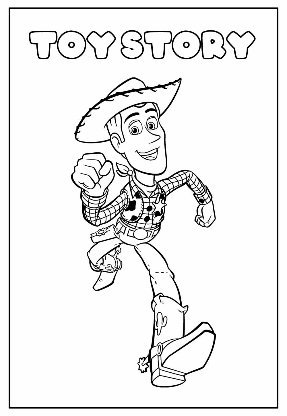 Desenho de Toy Story para imprimir