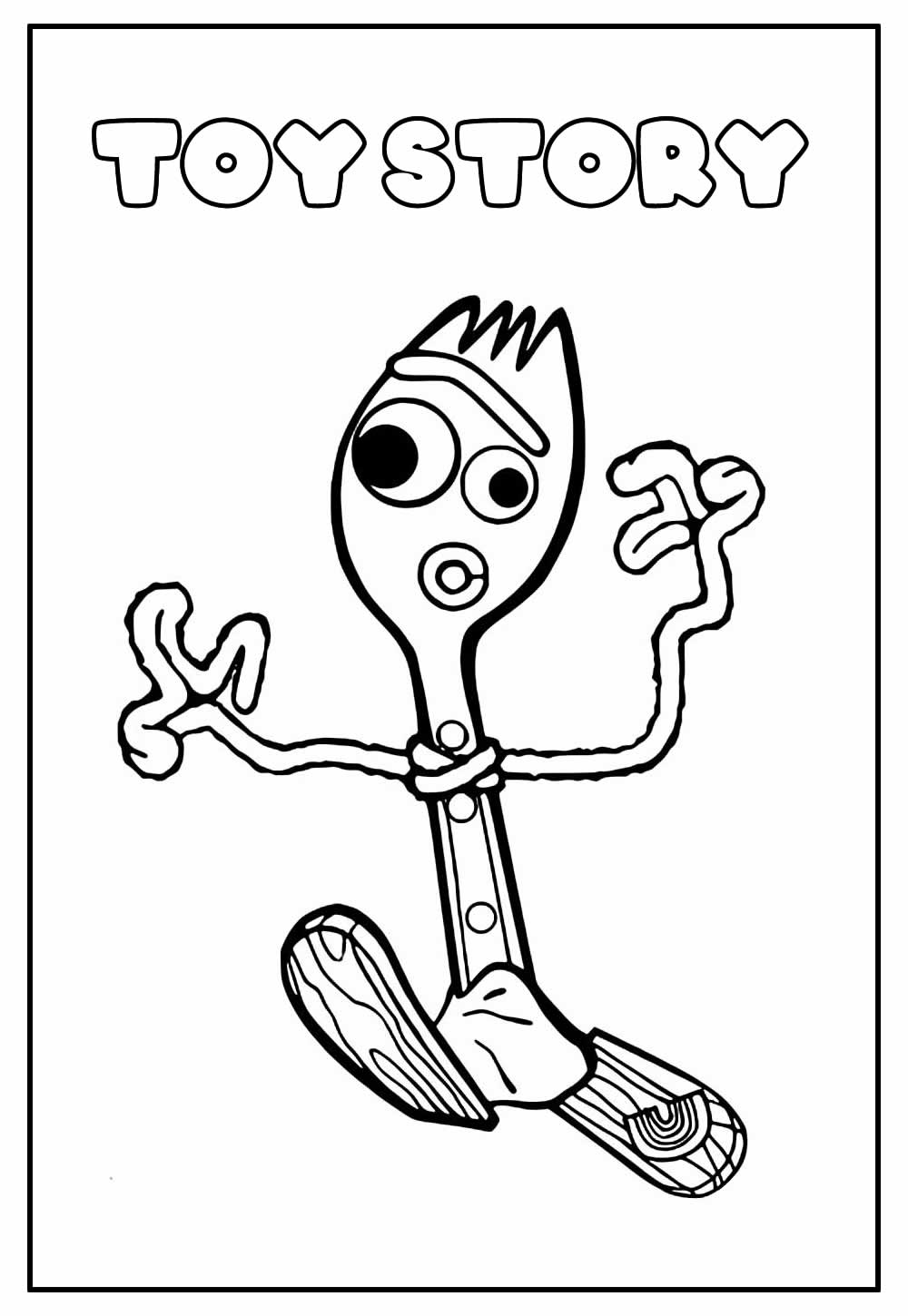 Desenho de Toy Story para imprimir