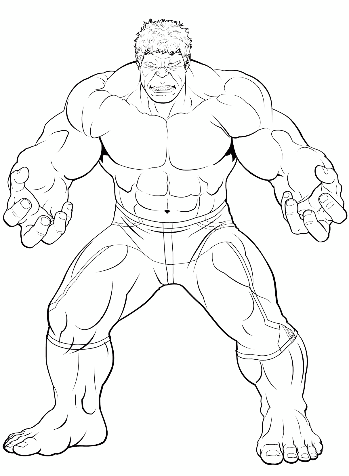 Desenho de Os Vingadores (Avengers) para imprimir