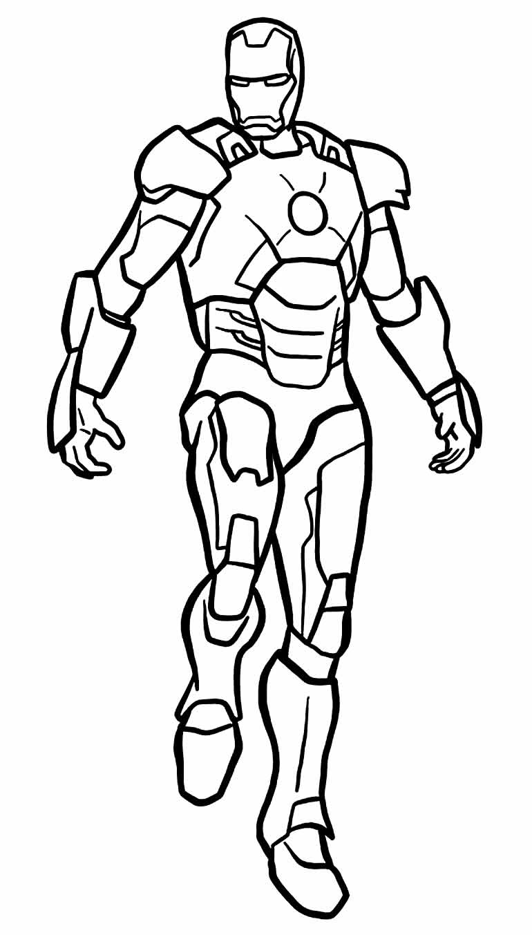 Desenho de Os Vingadores (Avengers) para imprimir