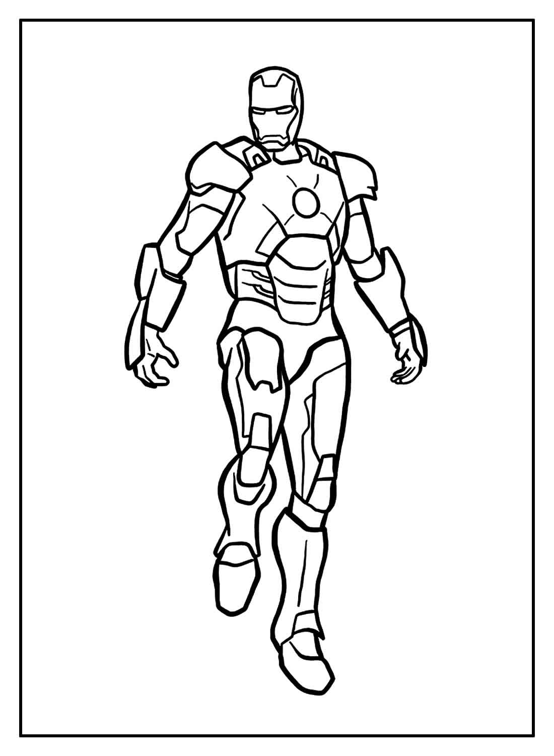 Desenho de Os Vingadores (Avengers) para imprimir