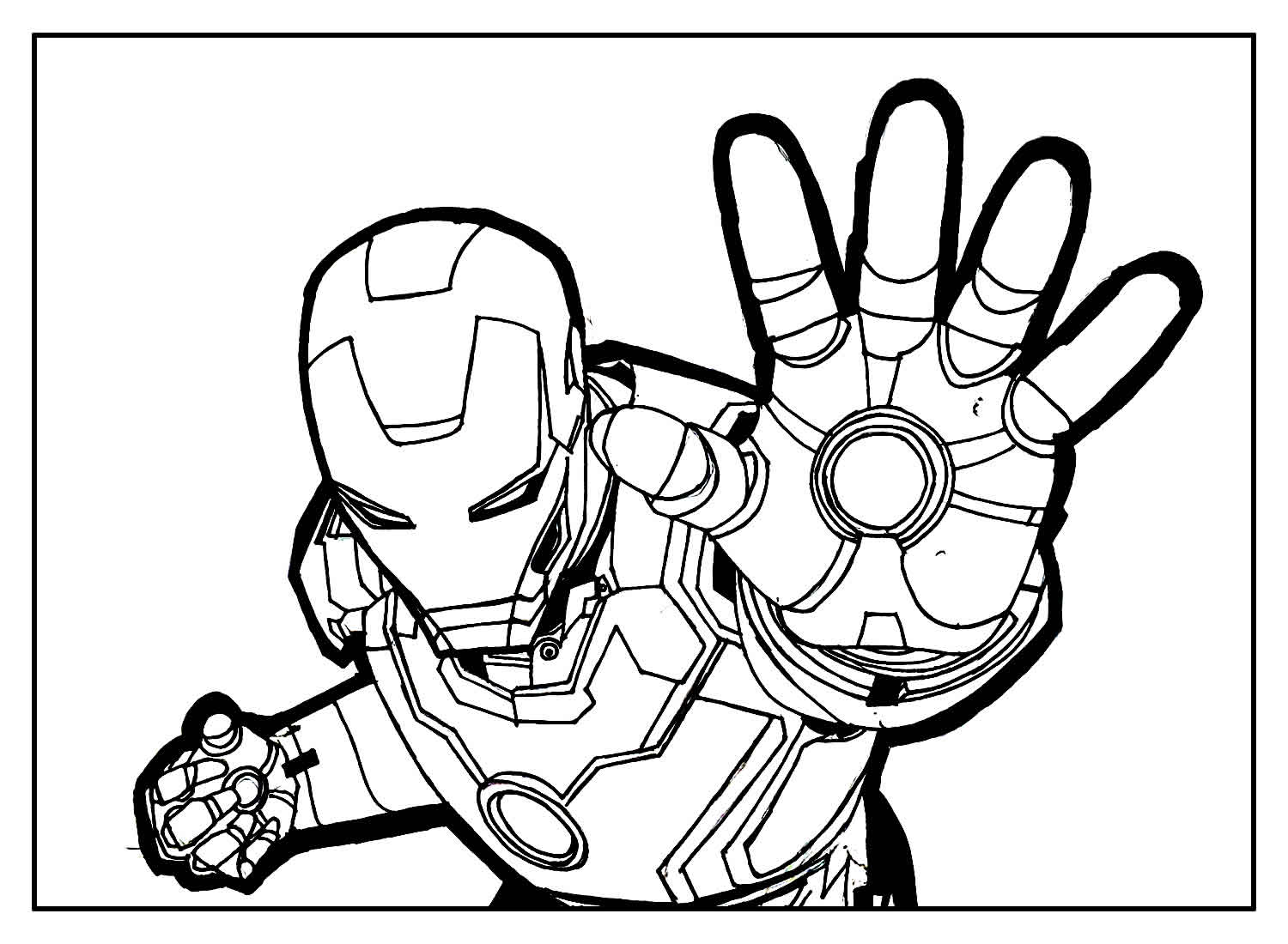 Desenho de Os Vingadores (Avengers) para imprimir