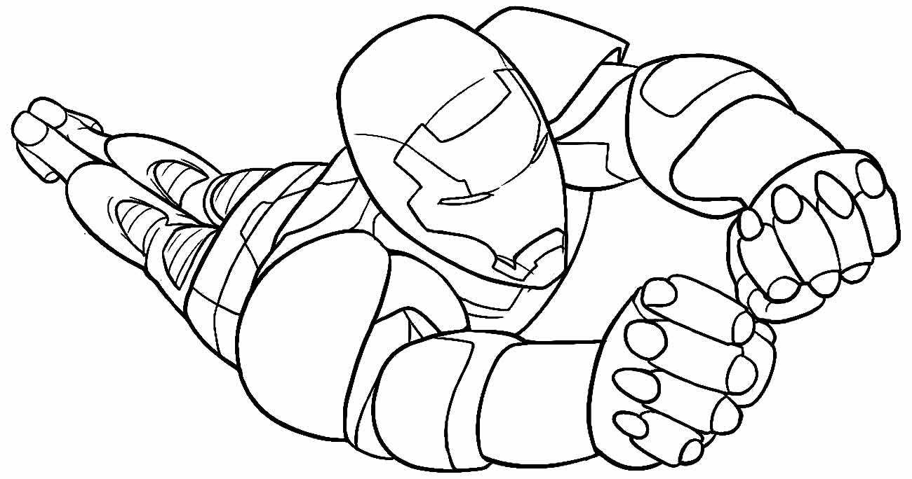 Desenho de Os Vingadores (Avengers) para imprimir
