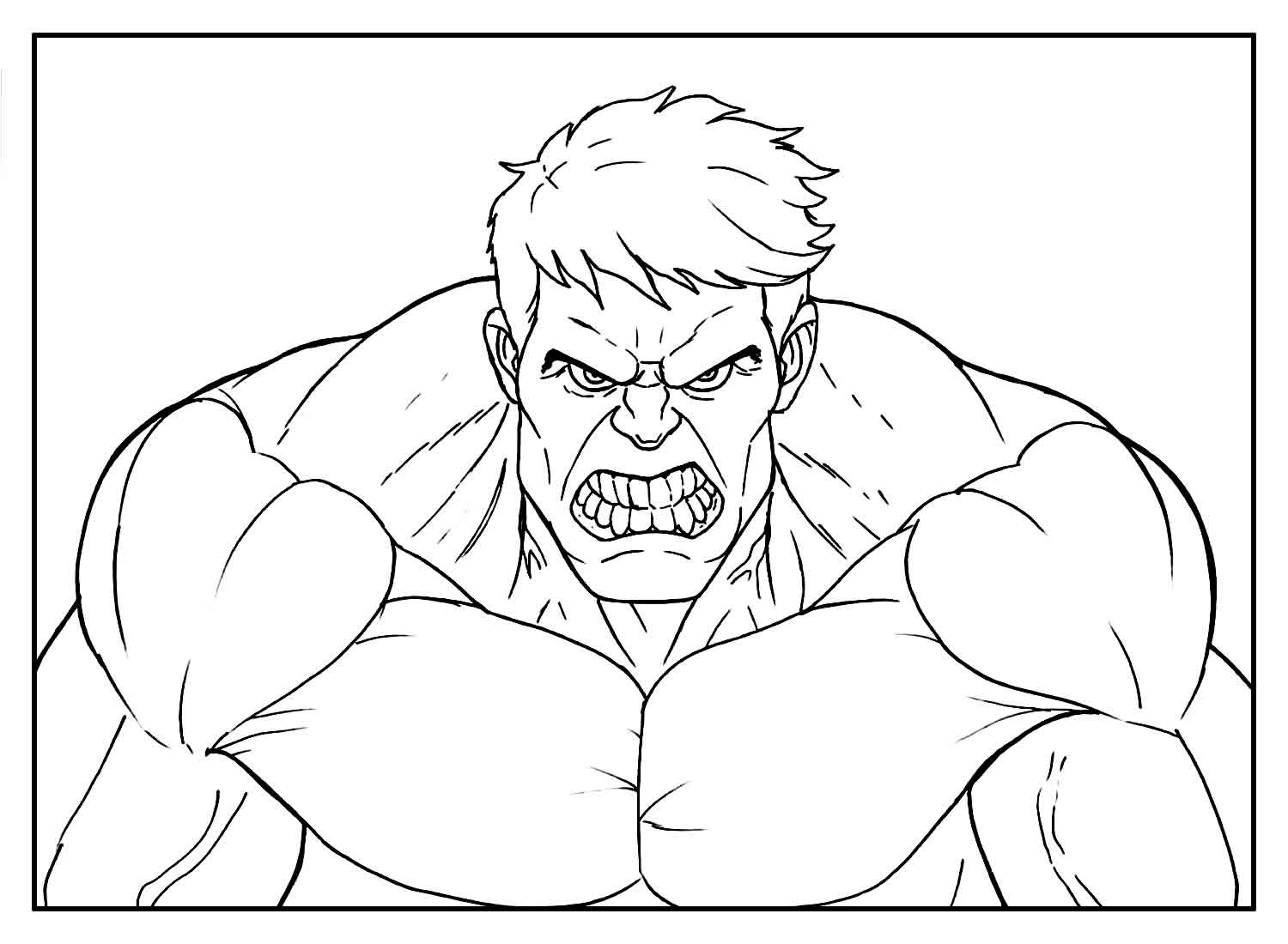 Desenho de Os Vingadores (Avengers) para imprimir