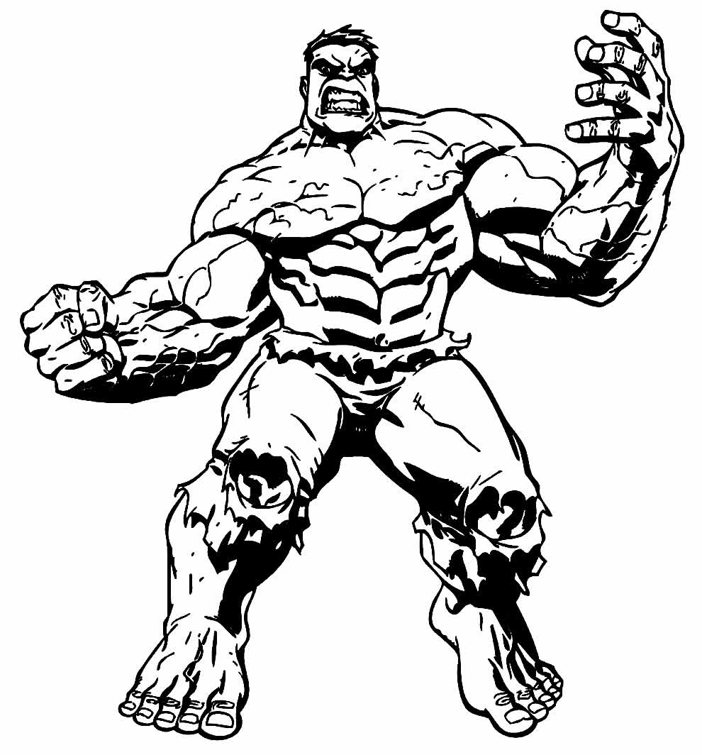 Desenho de Os Vingadores (Avengers) para imprimir