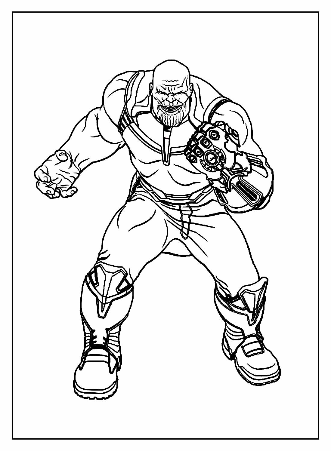 Desenho de Os Vingadores (Avengers) para imprimir