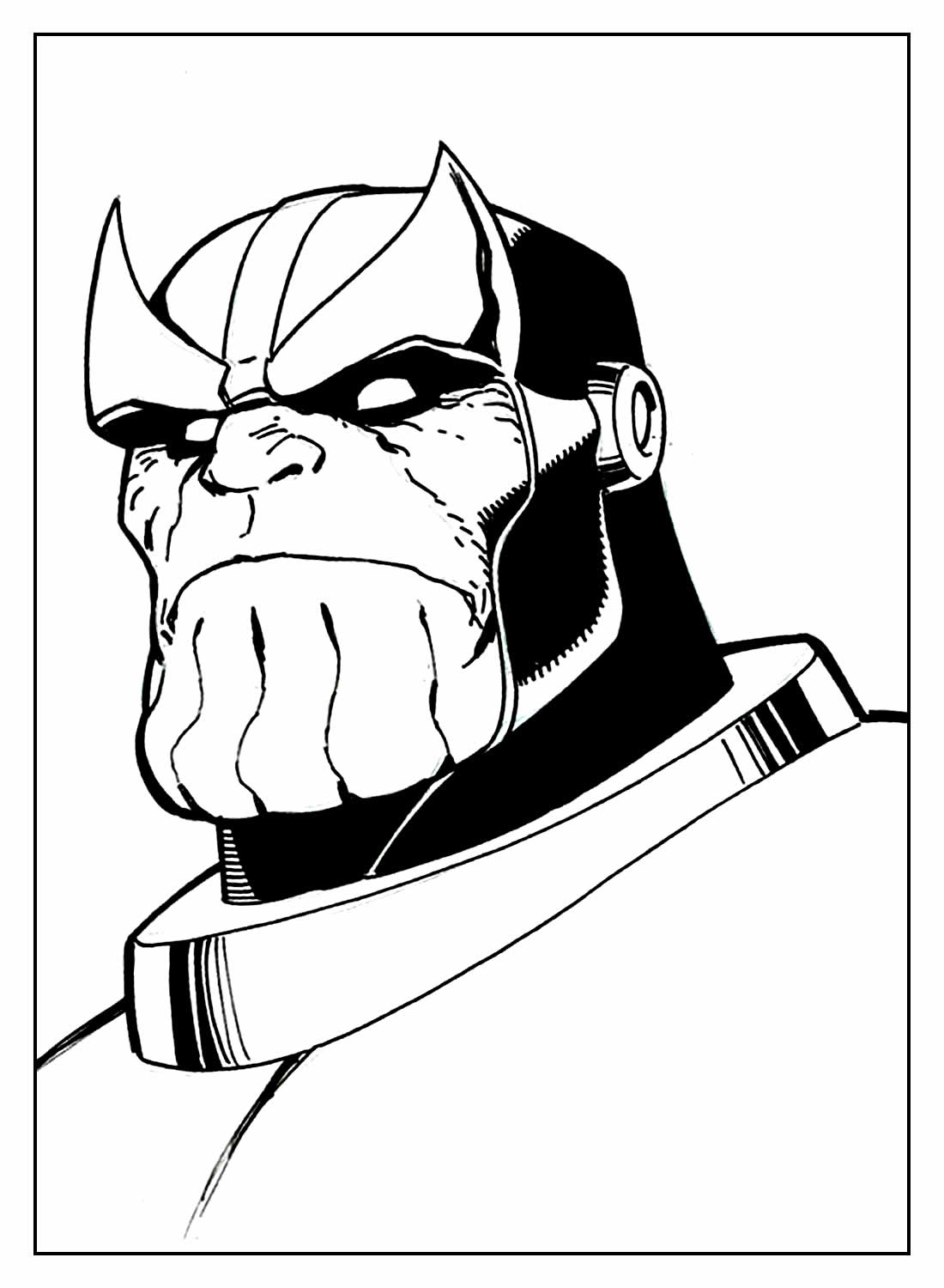 Desenho de Os Vingadores (Avengers) para imprimir