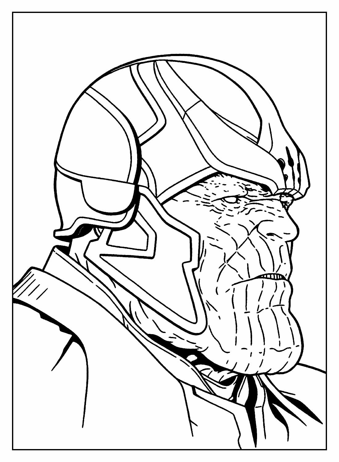 Desenho de Os Vingadores (Avengers) para imprimir