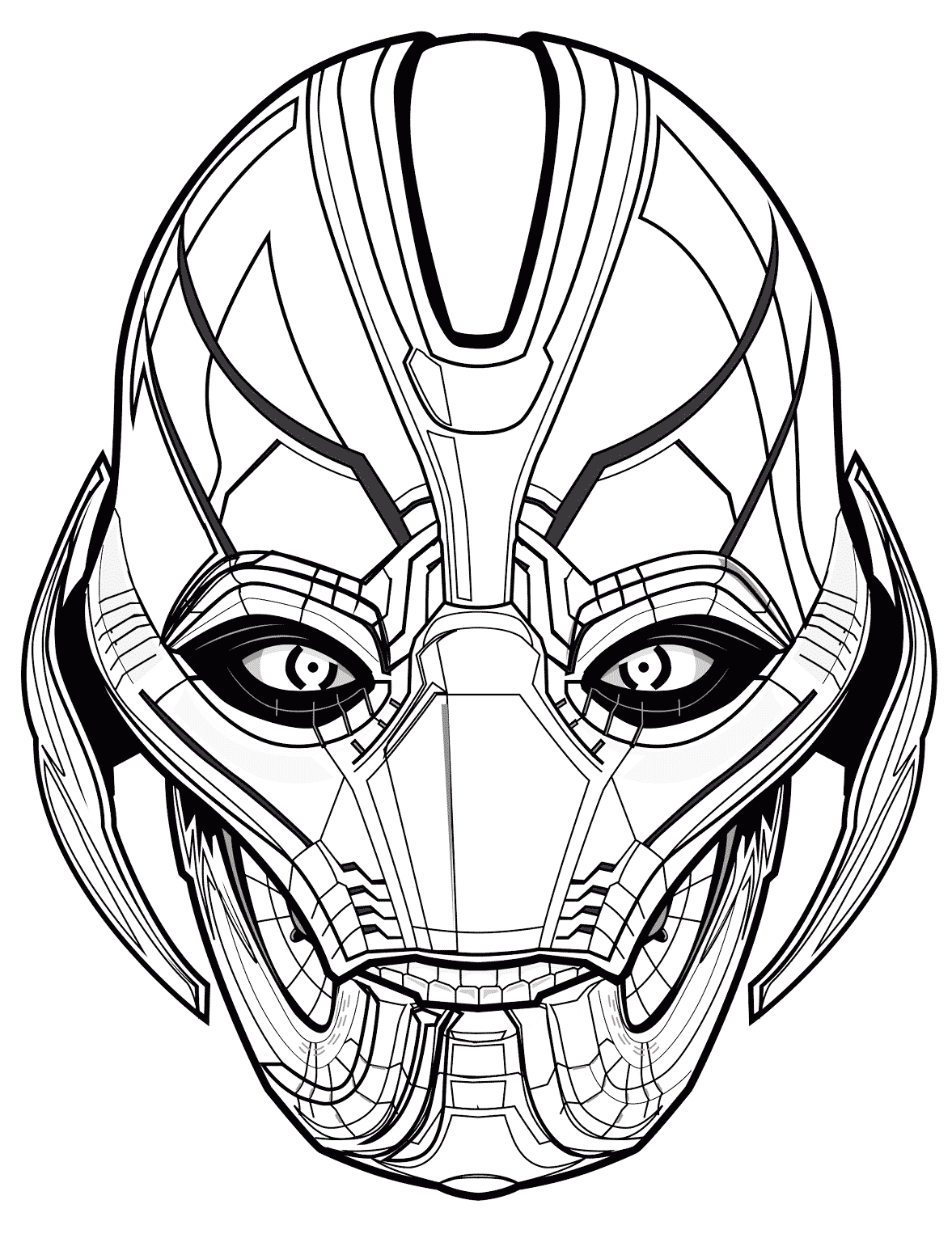 Desenho de Os Vingadores (Avengers) para imprimir