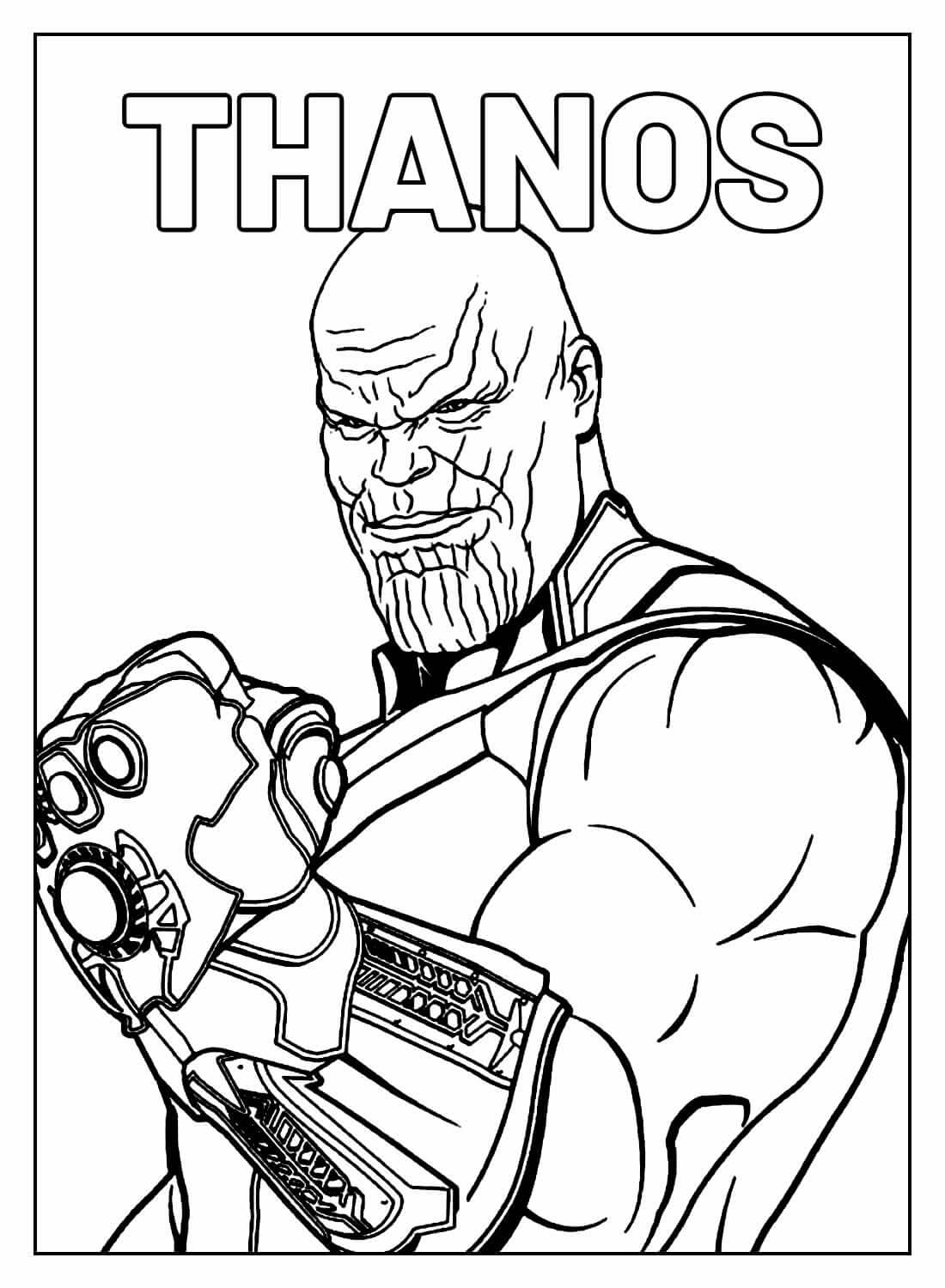 Desenho de Os Vingadores (Avengers) para imprimir