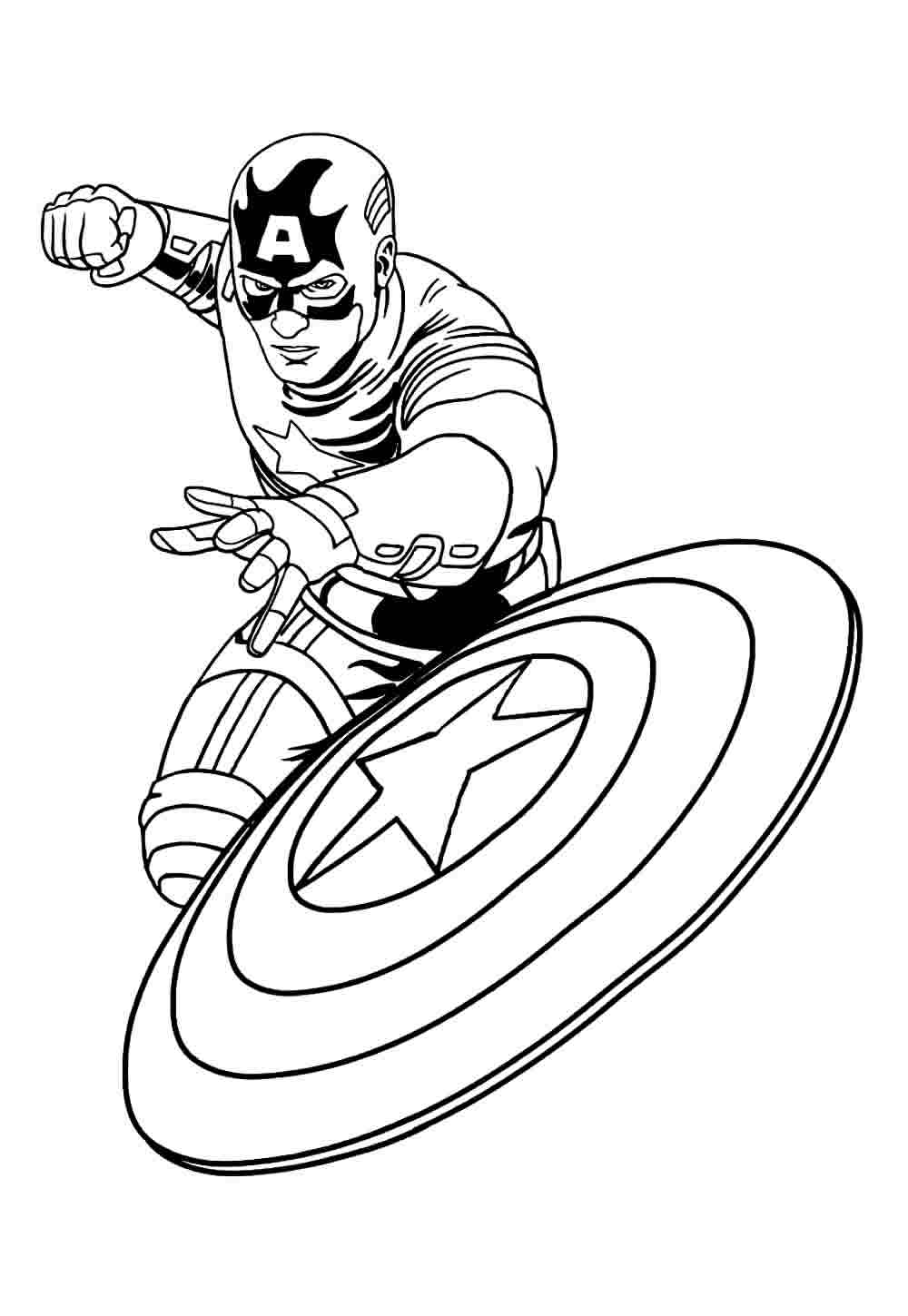 Desenho de Os Vingadores (Avengers) para imprimir