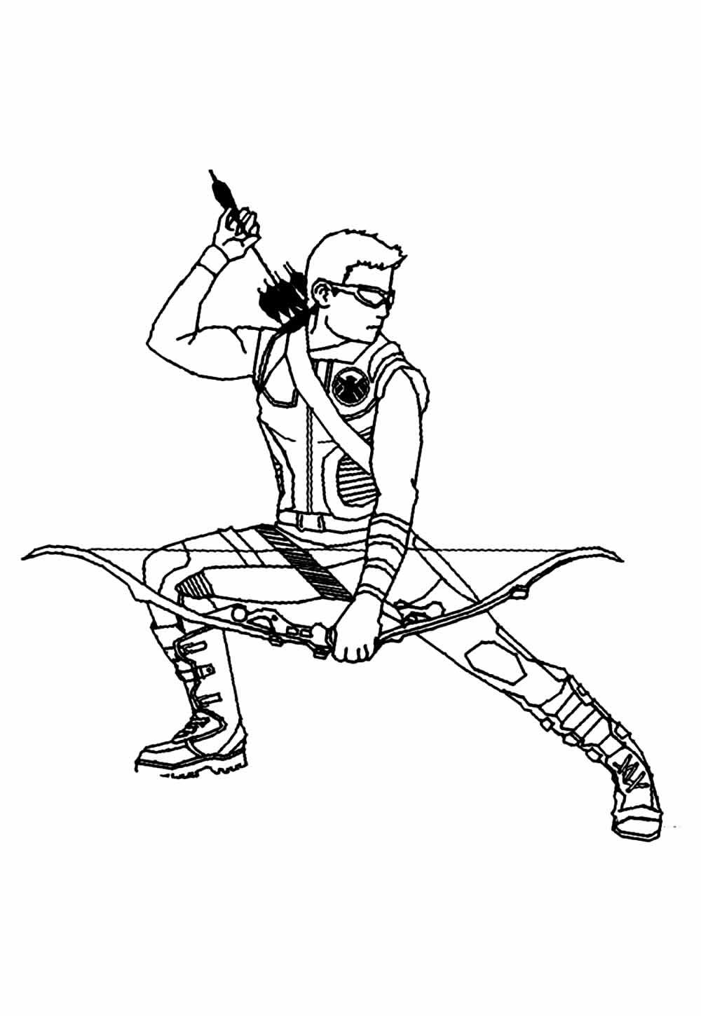 Desenho de Os Vingadores (Avengers) para imprimir