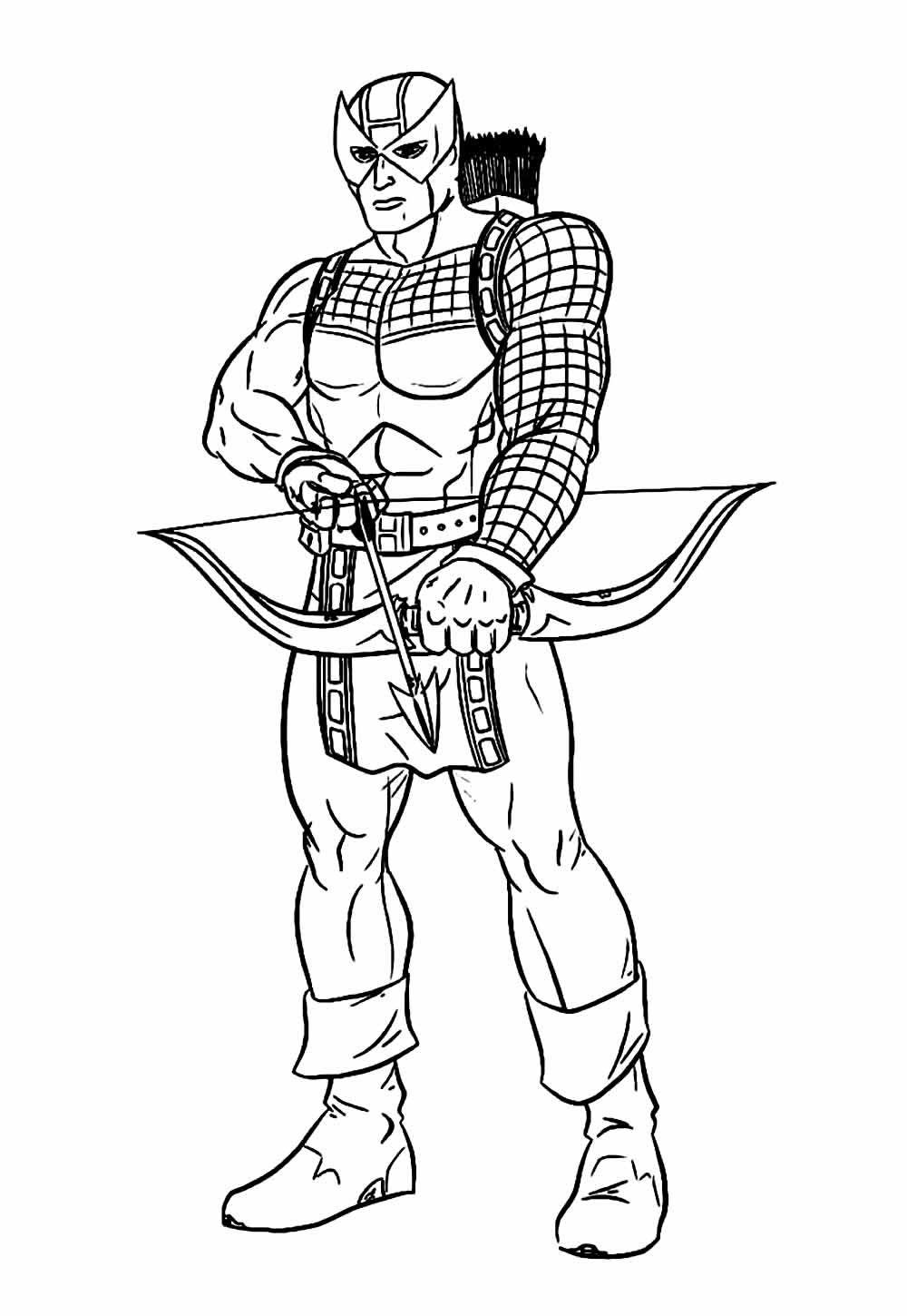 Desenho de Os Vingadores (Avengers) para imprimir