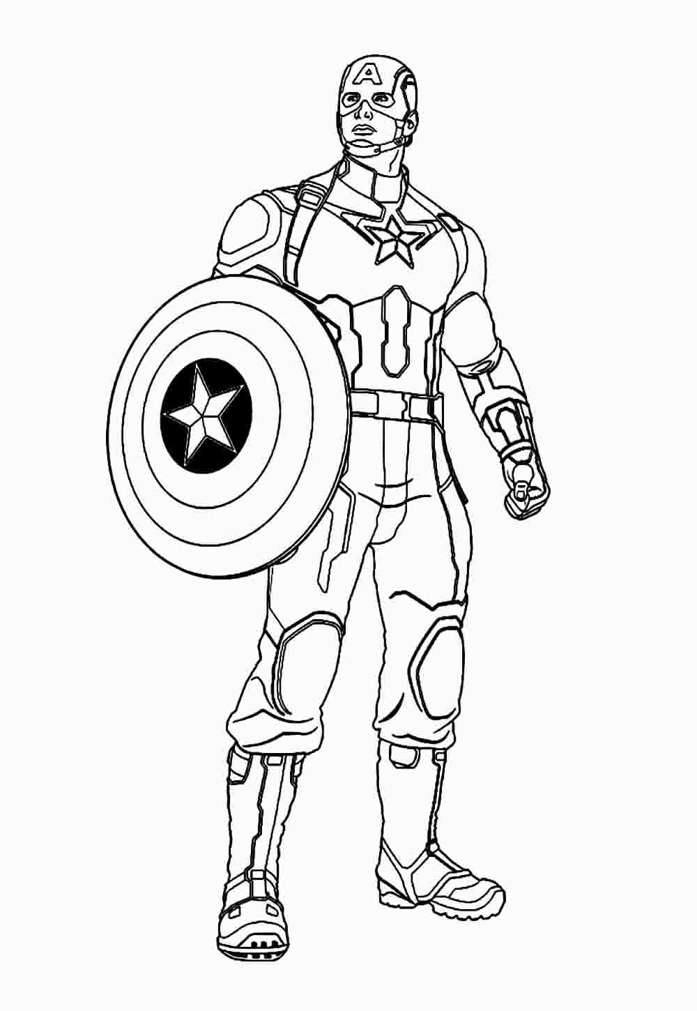 Desenho de Os Vingadores (Avengers) para imprimir