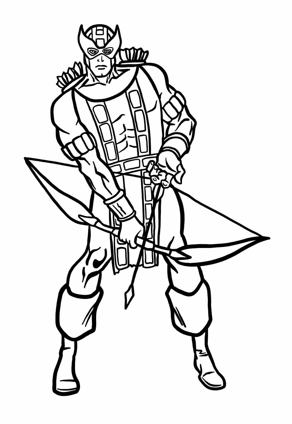 Desenho de Os Vingadores (Avengers) para imprimir