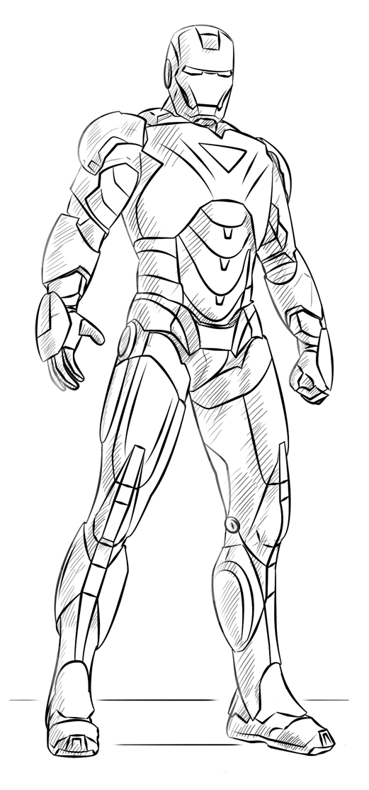 Desenho de Os Vingadores (Avengers) para imprimir