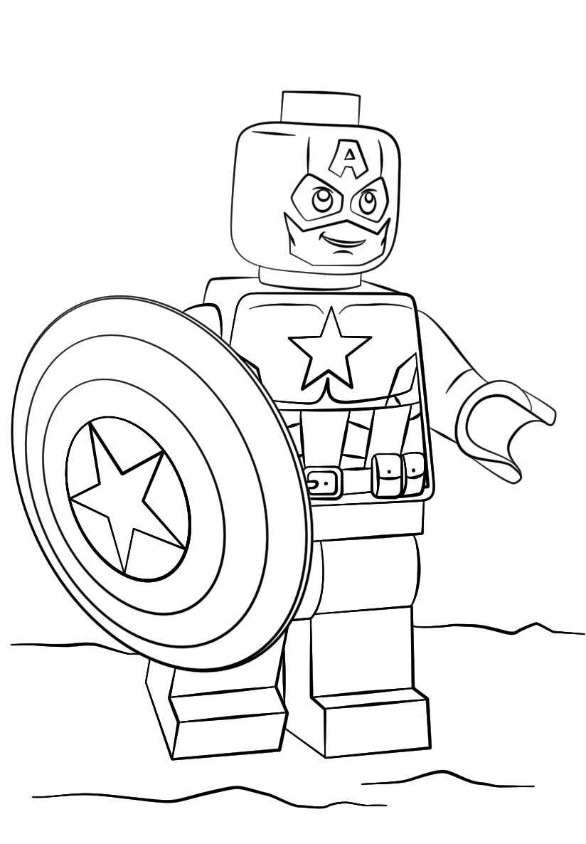 Desenho de Os Vingadores (Avengers) para imprimir