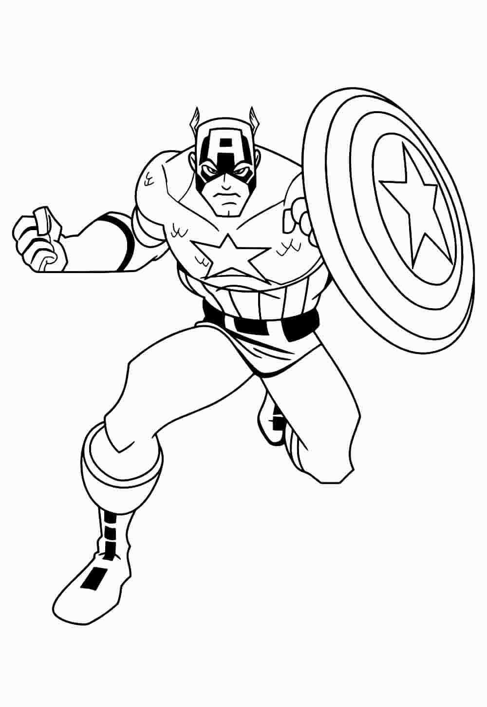 Desenho de Os Vingadores (Avengers) para imprimir