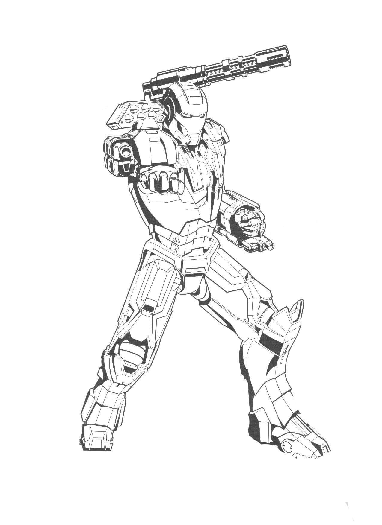 Desenho de Os Vingadores (Avengers) para imprimir