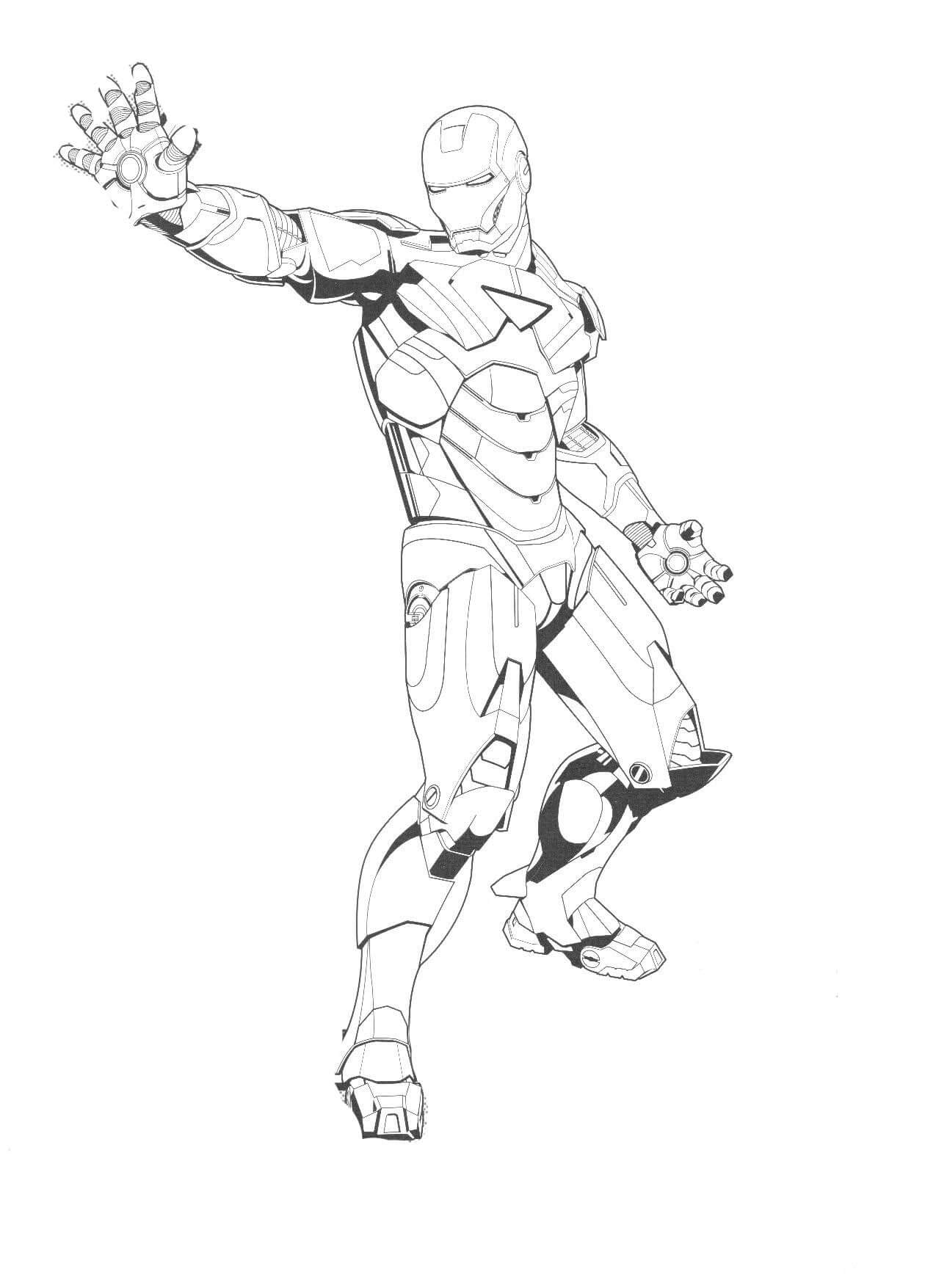 Desenho de Os Vingadores (Avengers) para imprimir