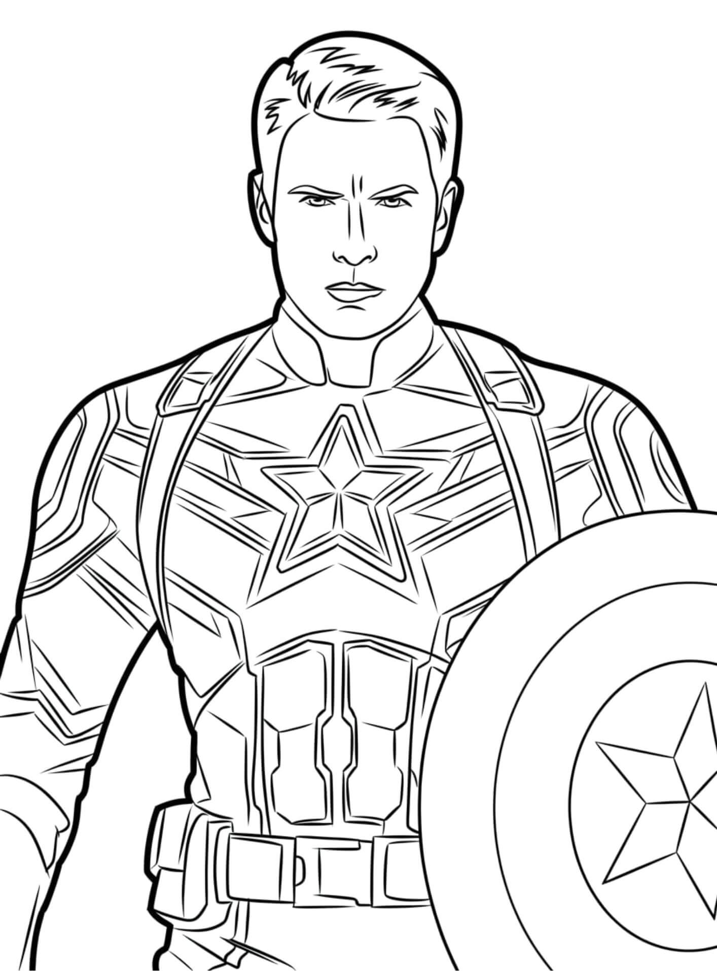 Desenho de Os Vingadores (Avengers) para imprimir