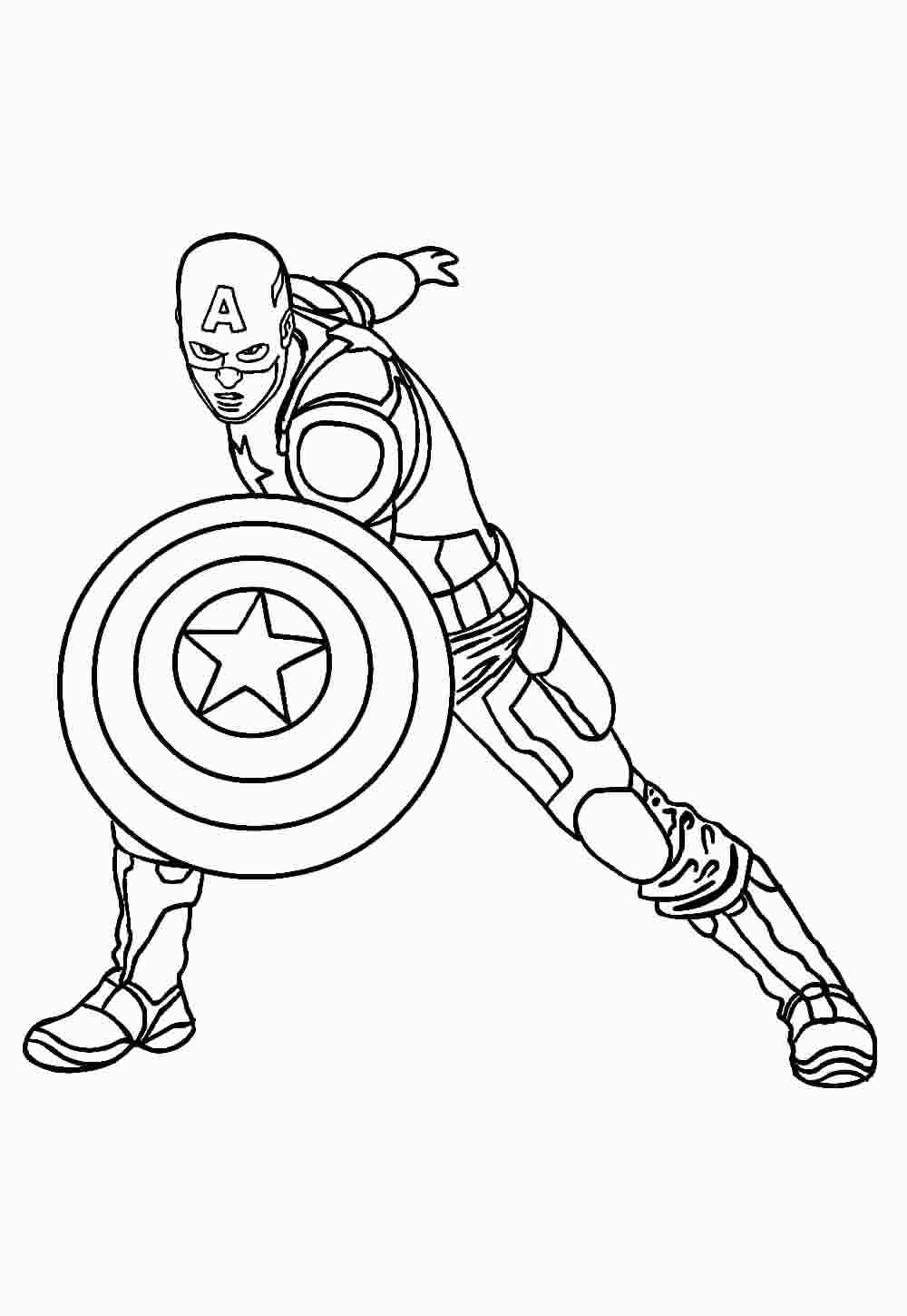 Desenho de Os Vingadores (Avengers) para imprimir