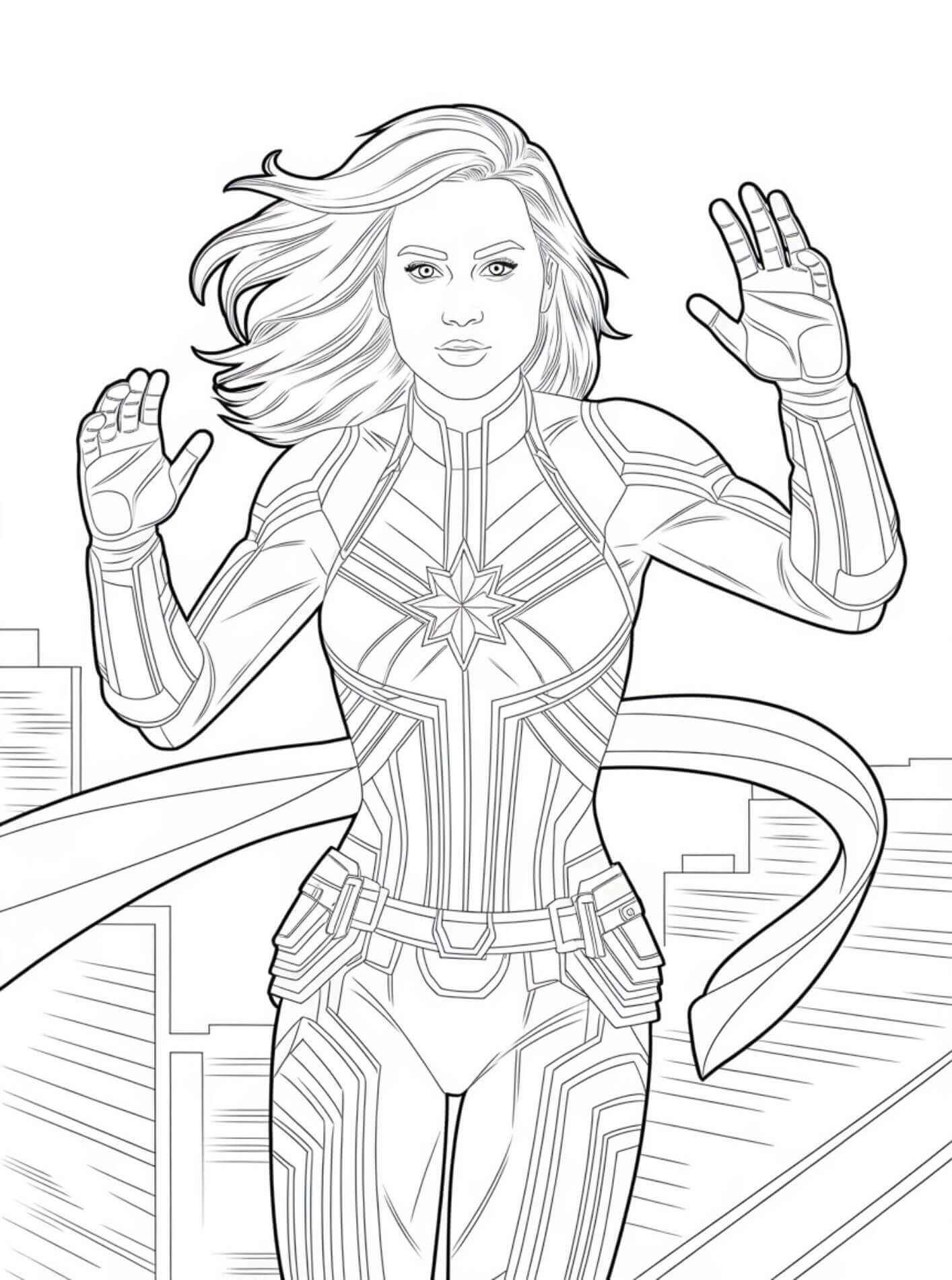 Desenho de Os Vingadores (Avengers) para imprimir