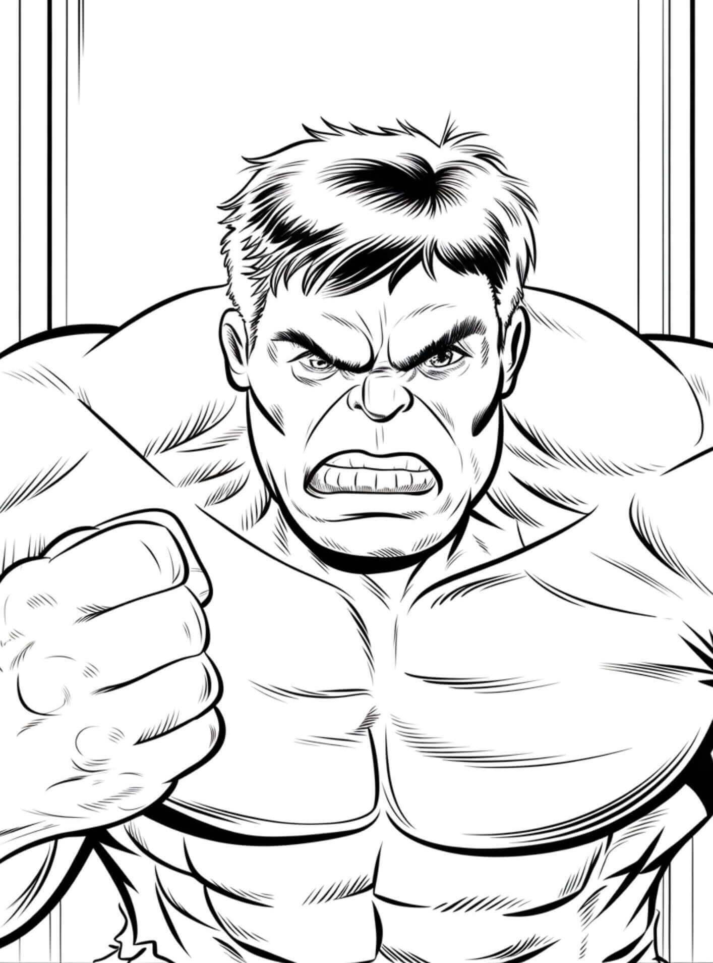 Desenho de Os Vingadores (Avengers) para imprimir