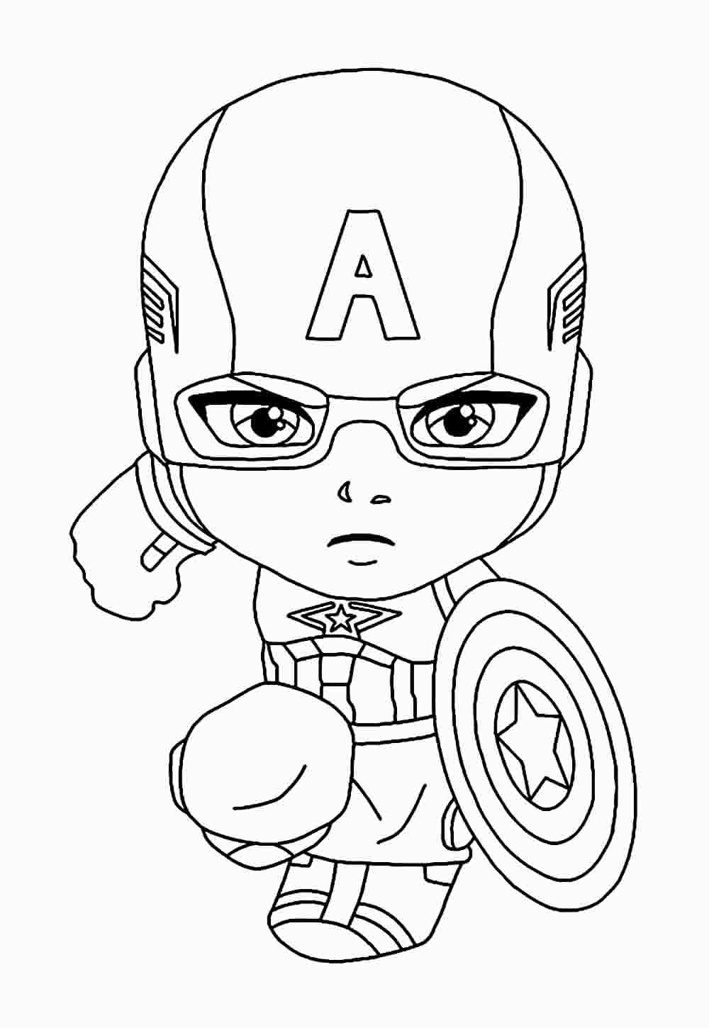 Desenho de Os Vingadores (Avengers) para imprimir