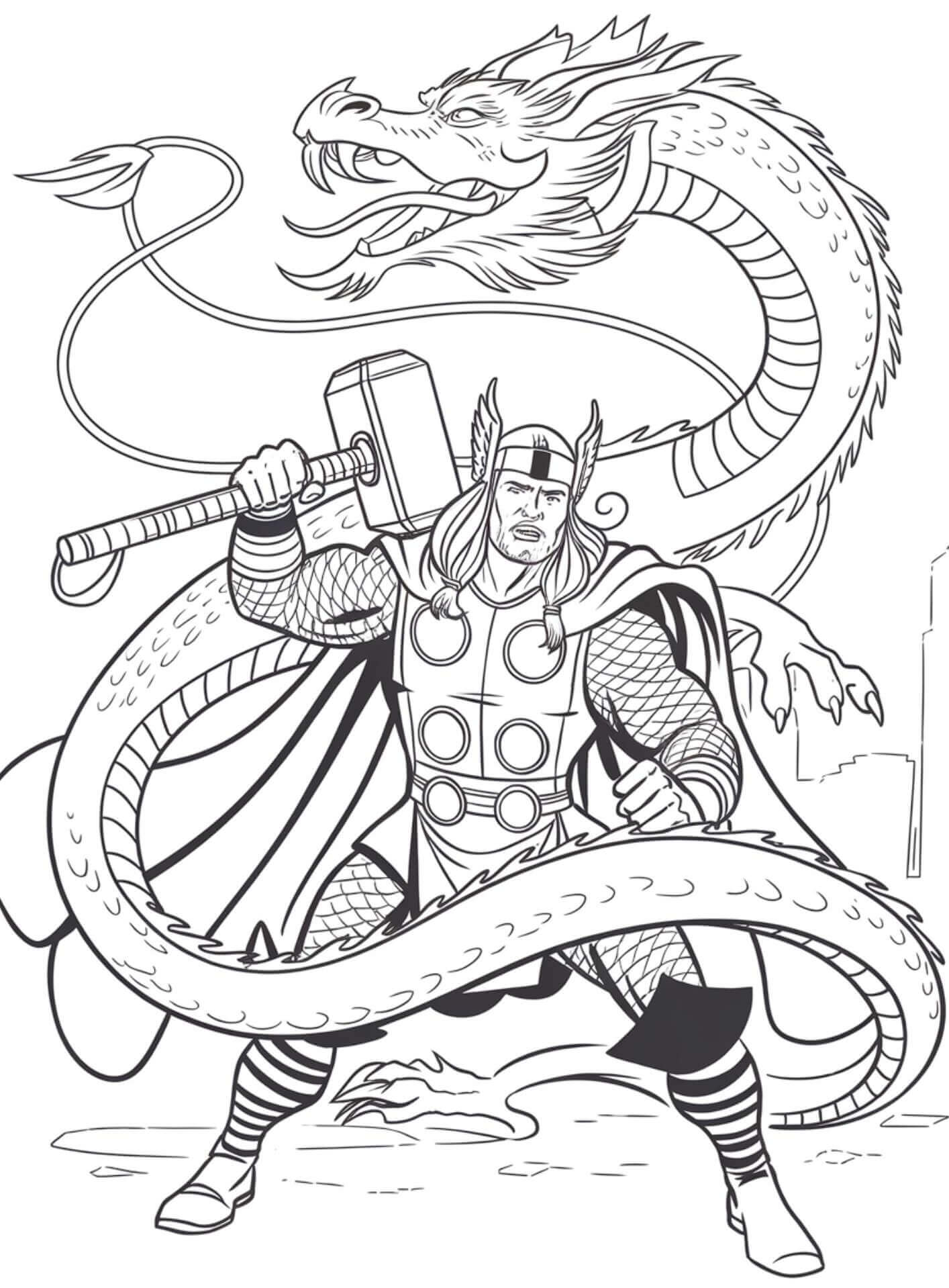 Desenho de Os Vingadores (Avengers) para imprimir