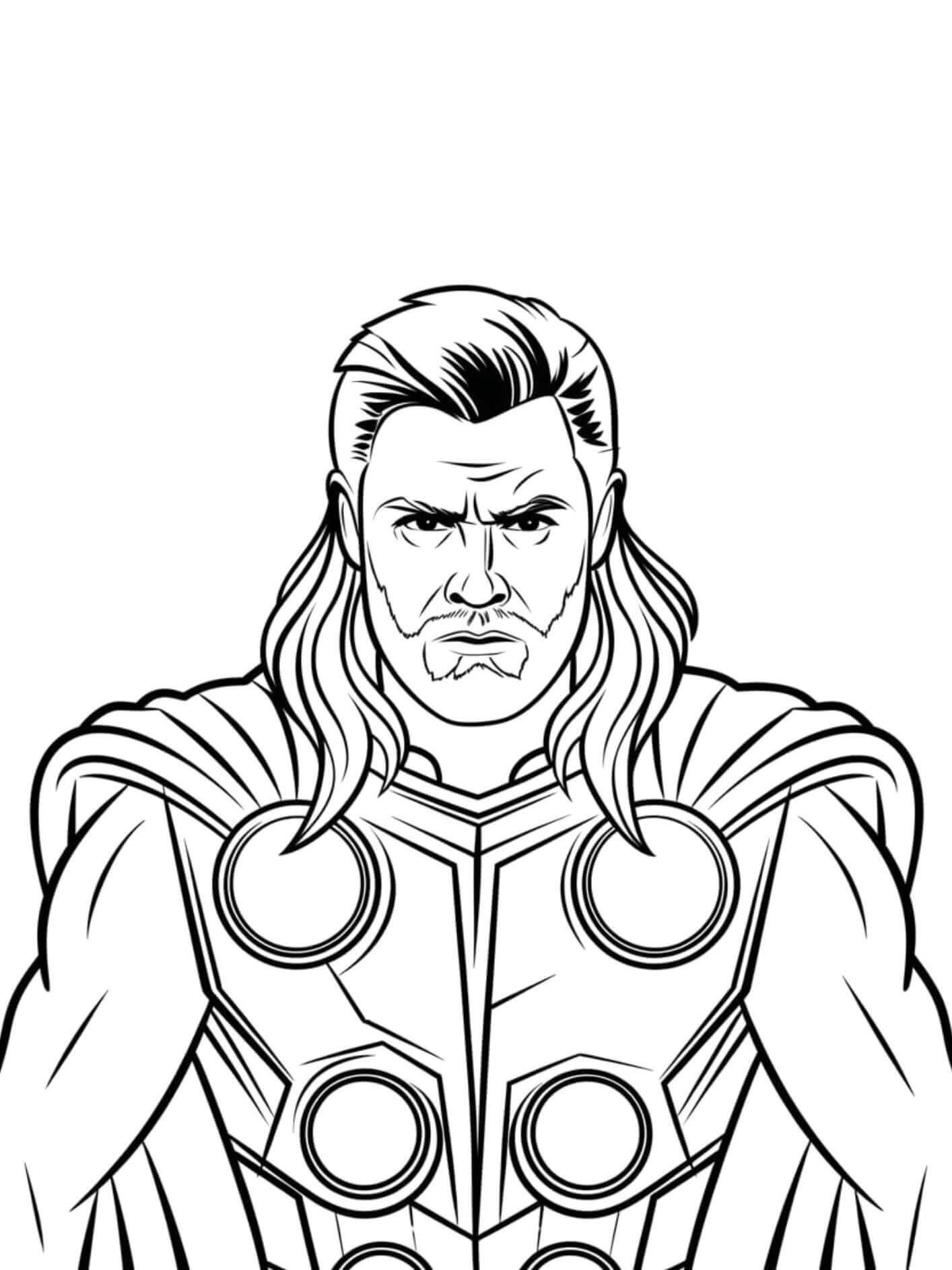 Desenho de Os Vingadores (Avengers) para imprimir