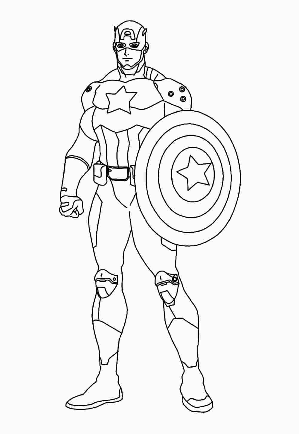 Desenho de Os Vingadores (Avengers) para imprimir