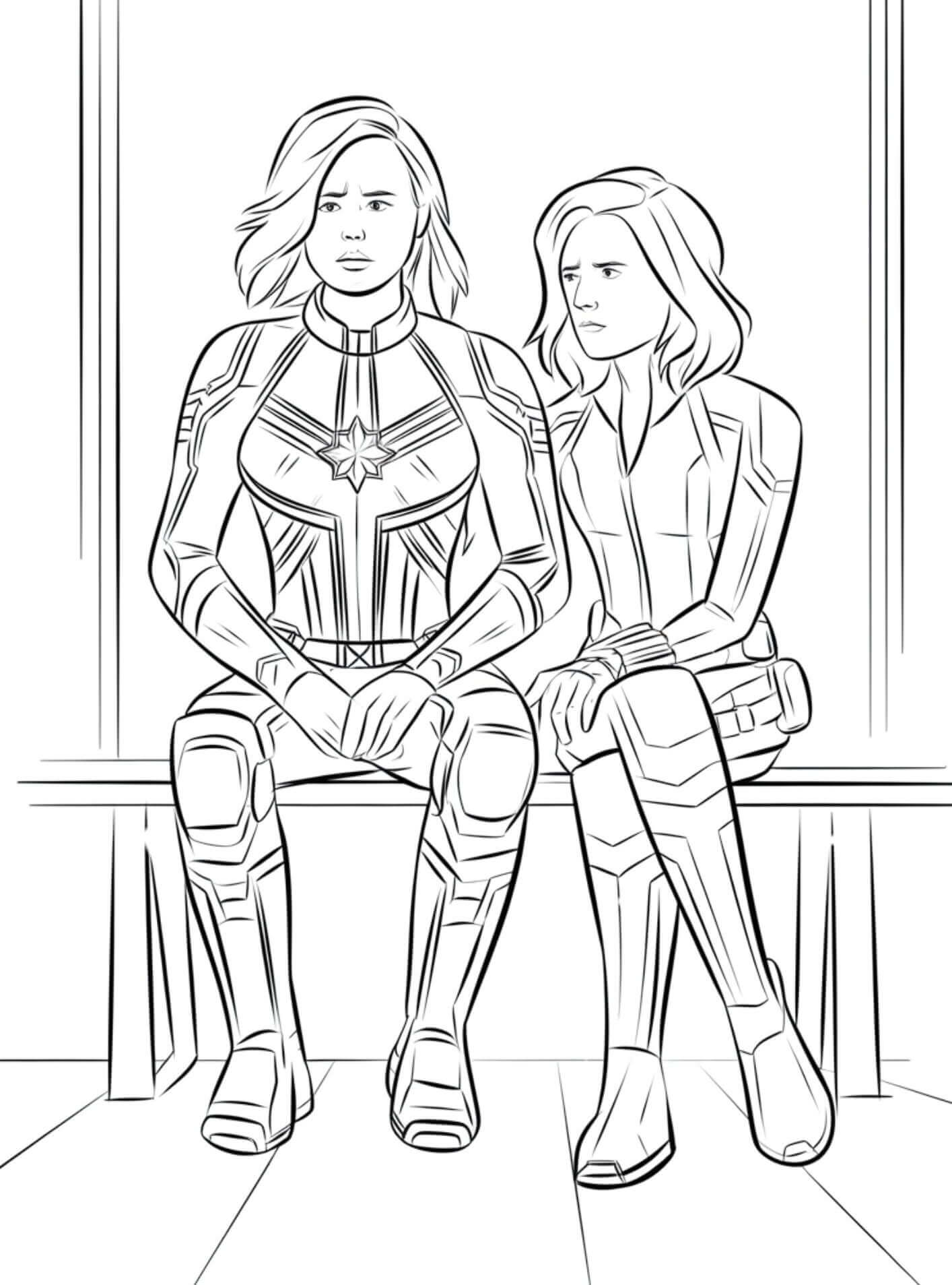 Desenho de Os Vingadores (Avengers) para imprimir