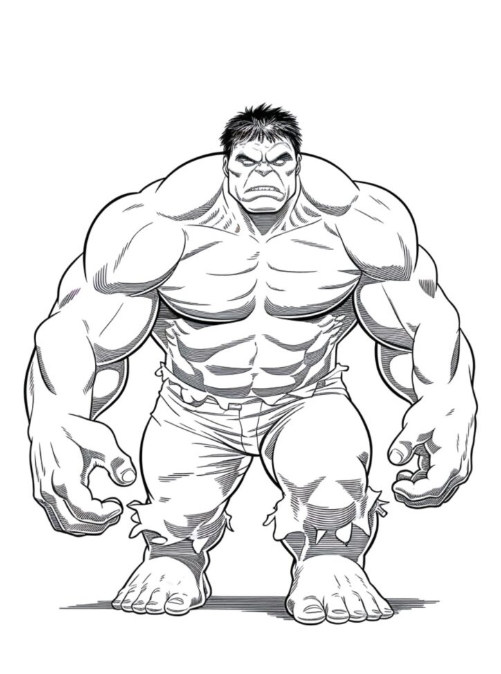 Desenho de Os Vingadores (Avengers) para imprimir