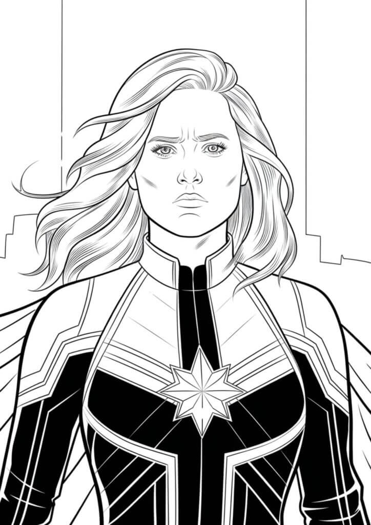 Desenho de Os Vingadores (Avengers) para imprimir