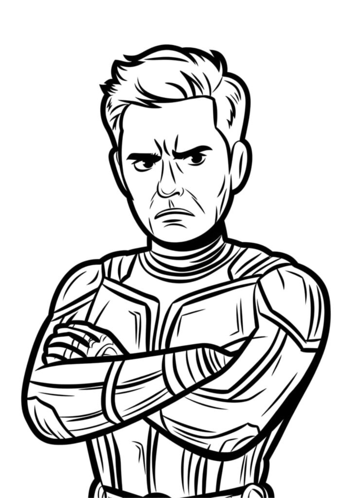Desenho de Os Vingadores (Avengers) para imprimir