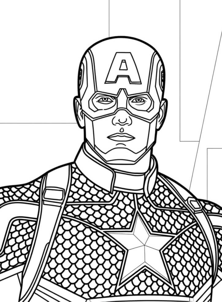 Desenho de Os Vingadores (Avengers) para imprimir