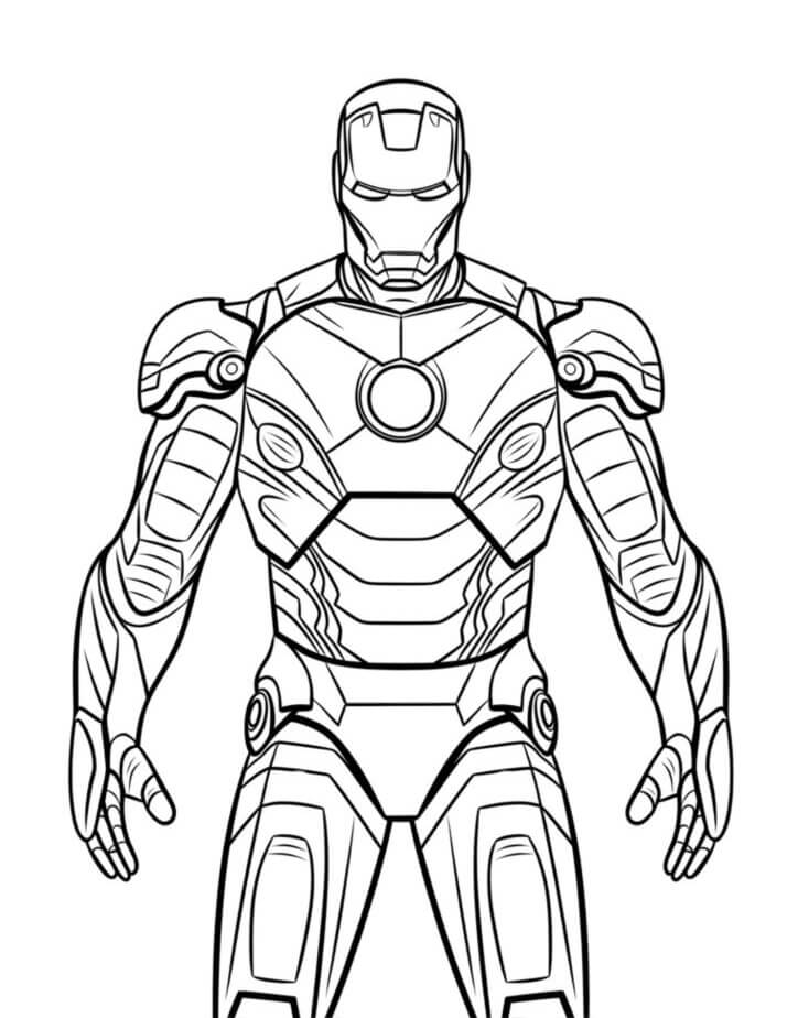 Desenho de Os Vingadores (Avengers) para imprimir